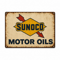 Sunoco Motor Oils Vintage Sign – Hand Painted to Order
