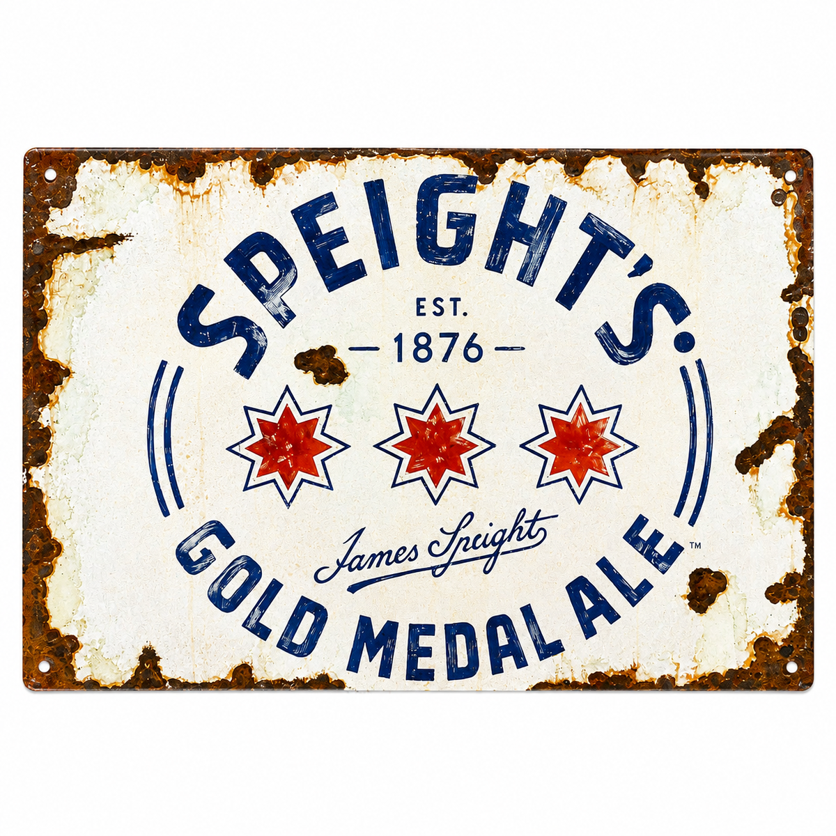 Hand Painted Speight’s Gold Medal Ale Sign
