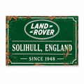 Hand Painted Vintage Land Rover Solihull Sign