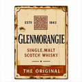 Hand Painted Vintage Glenmorangie Whisky Sign