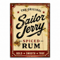 Hand Painted Vintage Sailor Jerry Spiced Rum Sign
