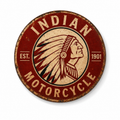 Hand Painted Vintage Indian Motorcycle Sign