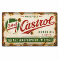Handpainted Castrol Sign