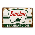 Hand Painted Vintage Sinclair Standard Oil Sign