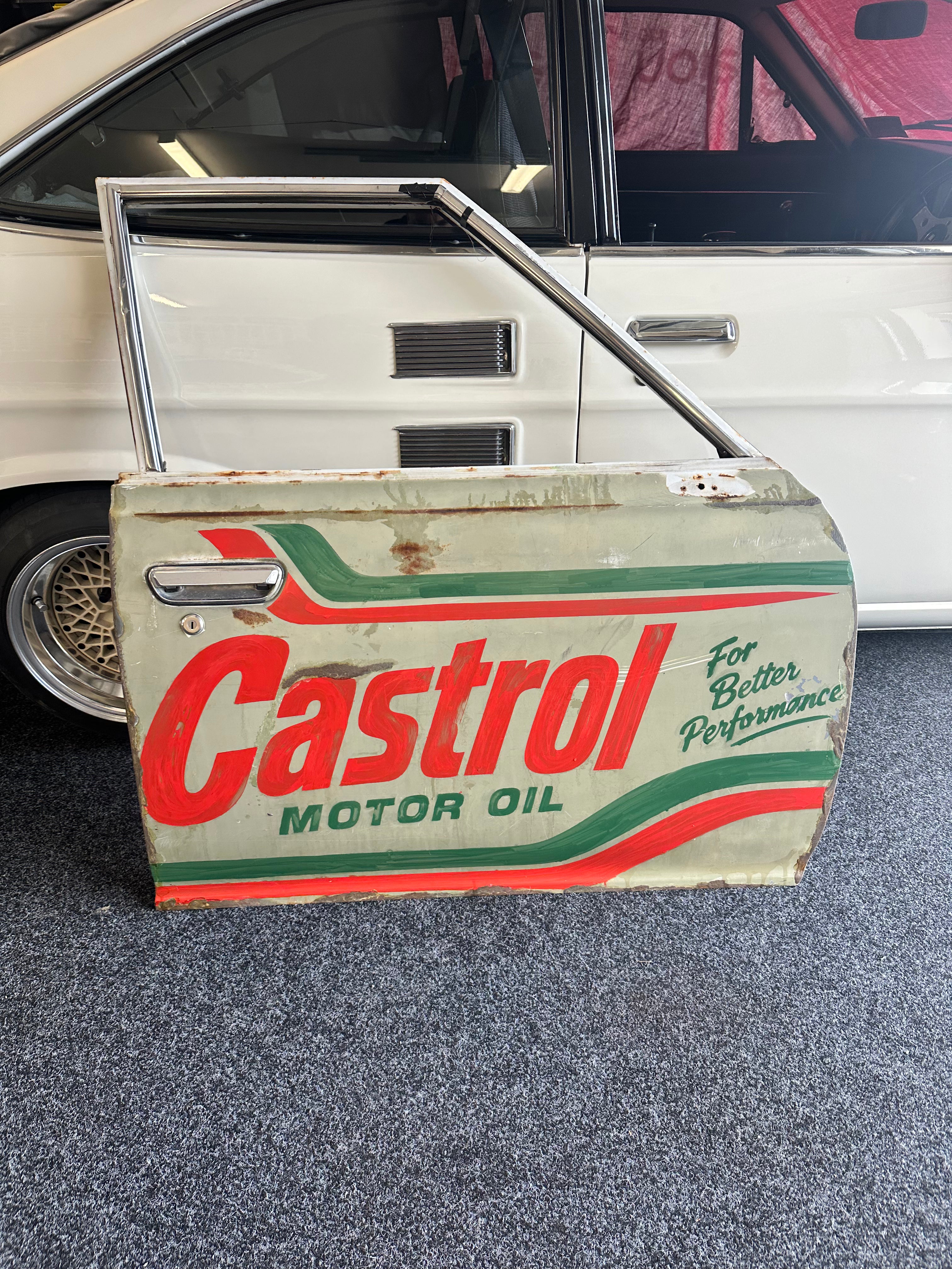Castrol Motor Oil – Hand Painted Vintage Car Door