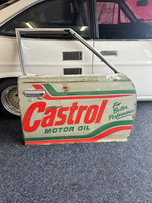 Castrol Motor Oil – Hand Painted Vintage Car Door