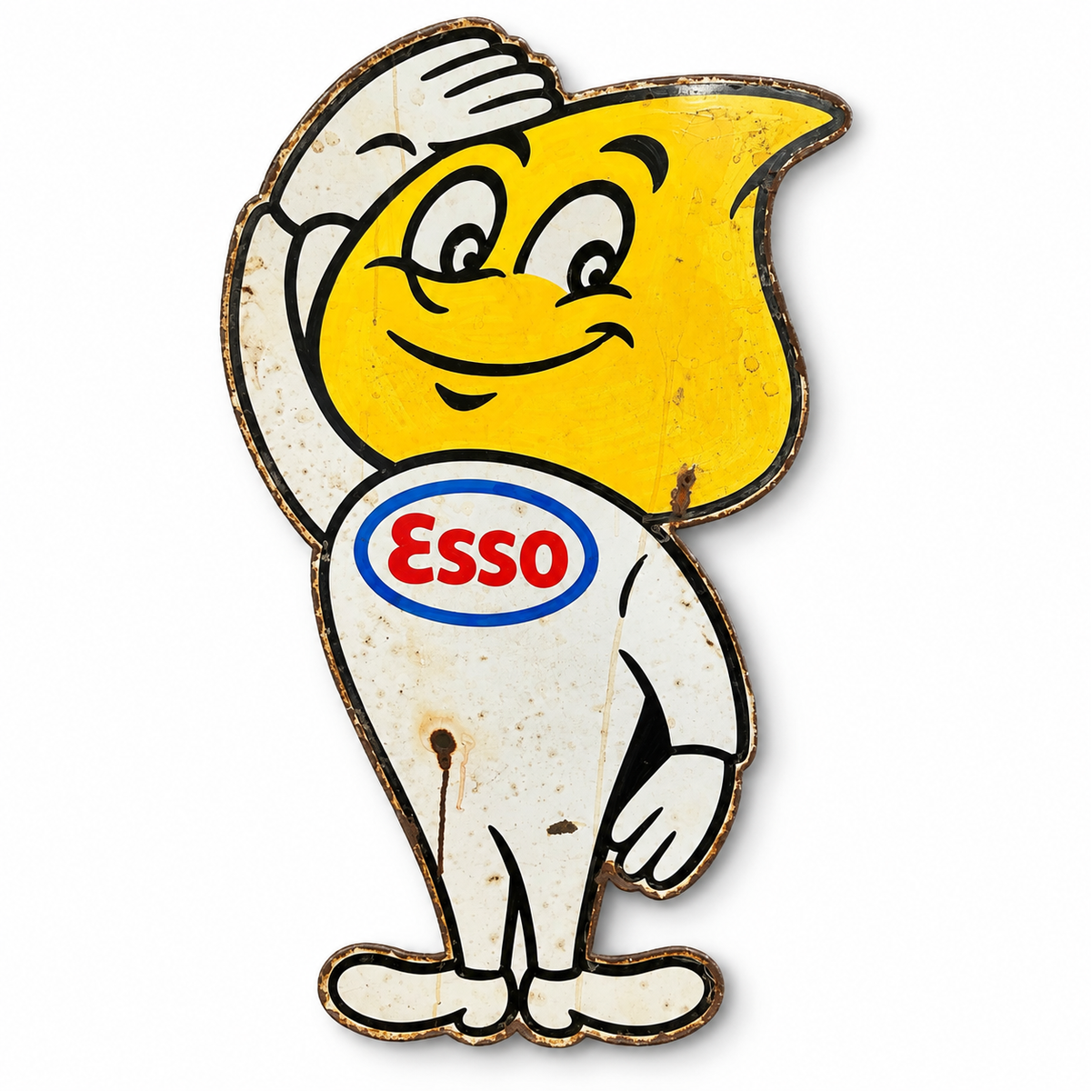 Esso Happy Motoring – Hand Painted Vintage Sign