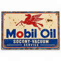 Mobil Oil Pegasus Vintage Sign – Hand Painted to Order